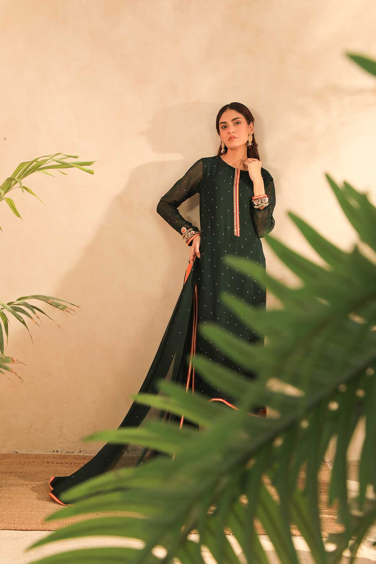 Najia Zia Stitched 3 Piece Festive Collection'2025-Grace