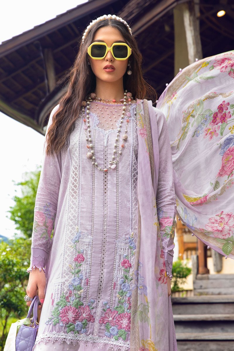 Maria B M Prints Unstitched 3 Piece Lawn Collection'2022-MPT-1410-B