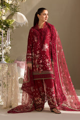 Sobia Nazir Unstitched 3 Piece Luxury Lawn Collection-D-14-A