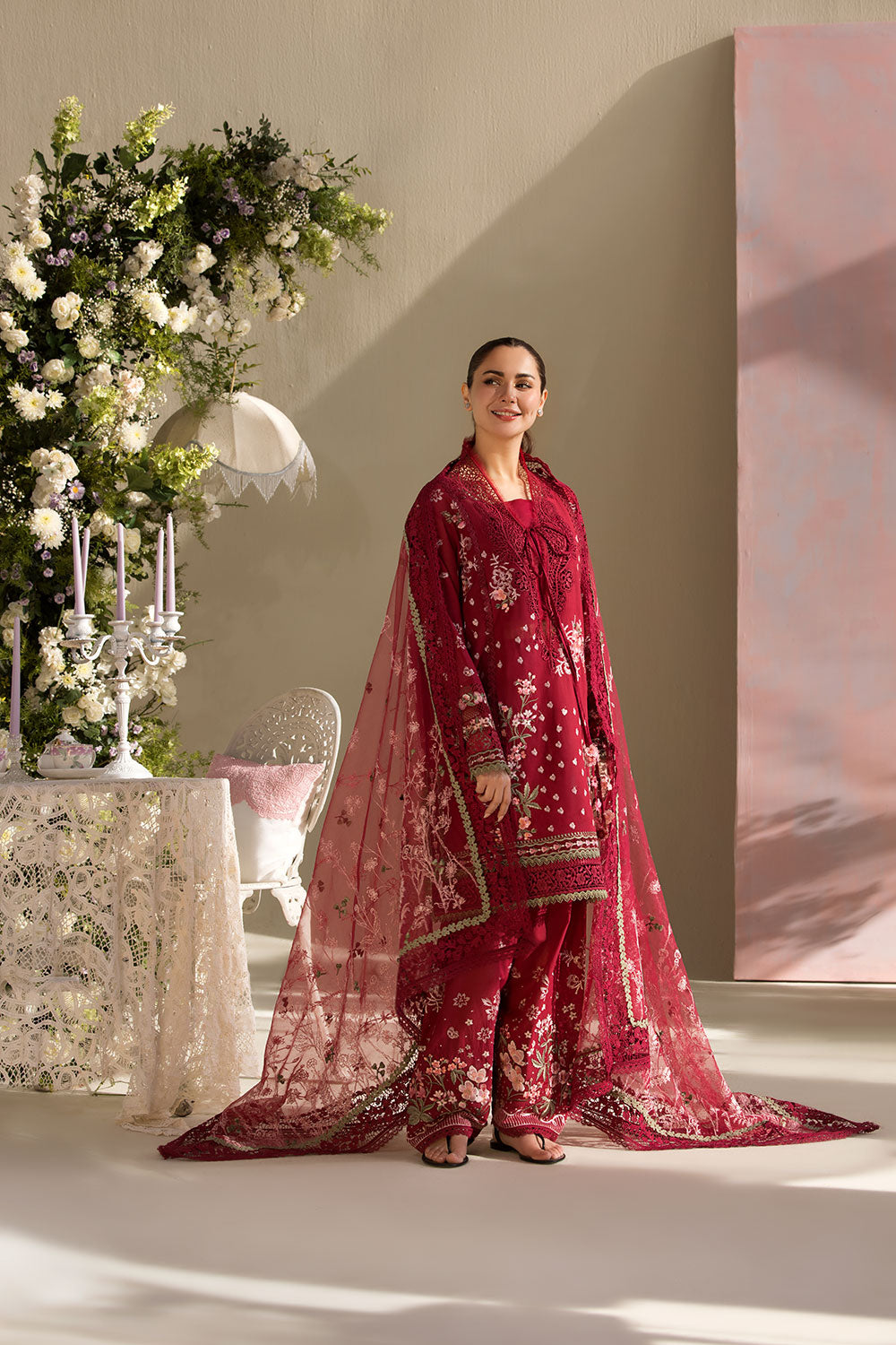 Sobia Nazir Unstitched 3 Piece Luxury Lawn Collection-D-14-A
