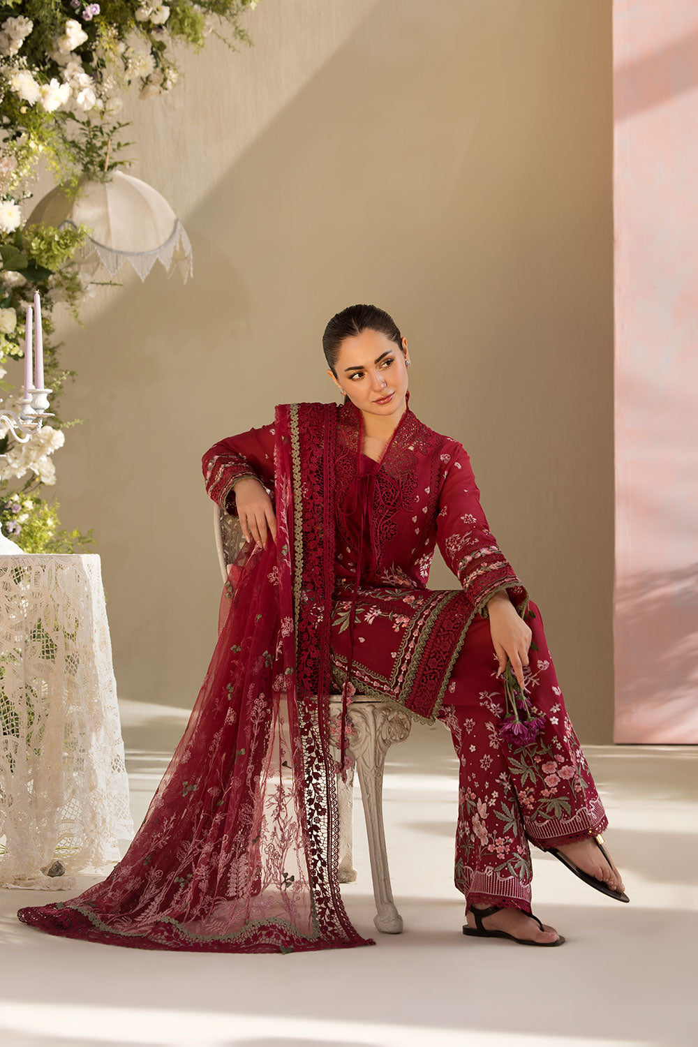 Sobia Nazir Unstitched 3 Piece Luxury Lawn Collection-D-14-A