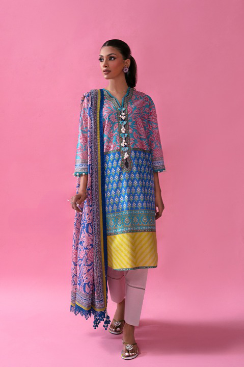 Mahay by Sana Safinaz Unstitched 2 Piece Summer Lawn Collection'2023-SSM-14-A