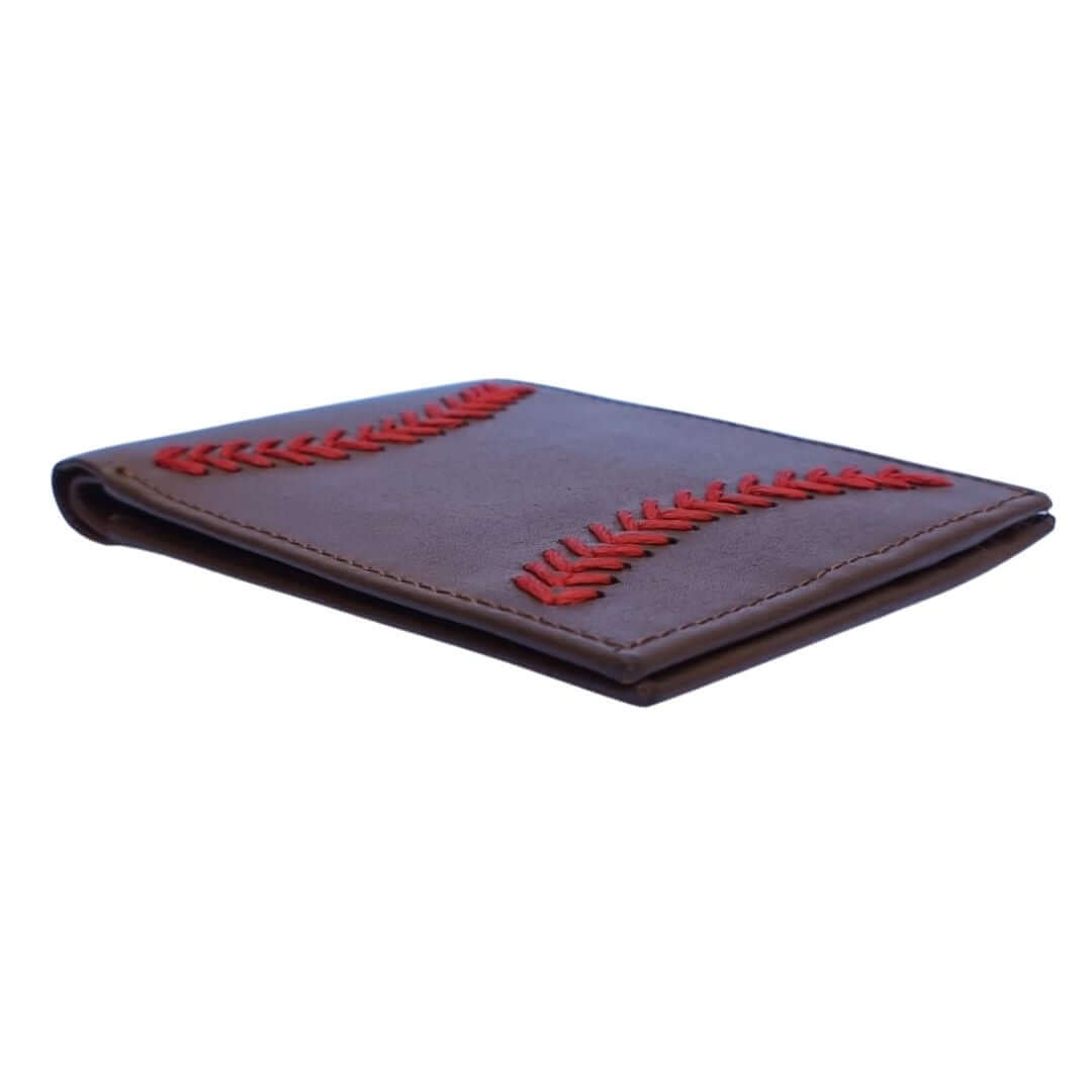 Bag X Leather Wallet Baseball Hand Embroidery