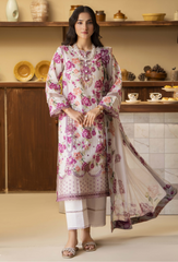 Senora By Humdum Unstitched  3 Piece Emb Printed Lawn Collection'2025-D-10