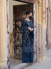 Siara By Flossie Unstitched 3 Piece Formals Velvet Collection'2025-V-106 - A