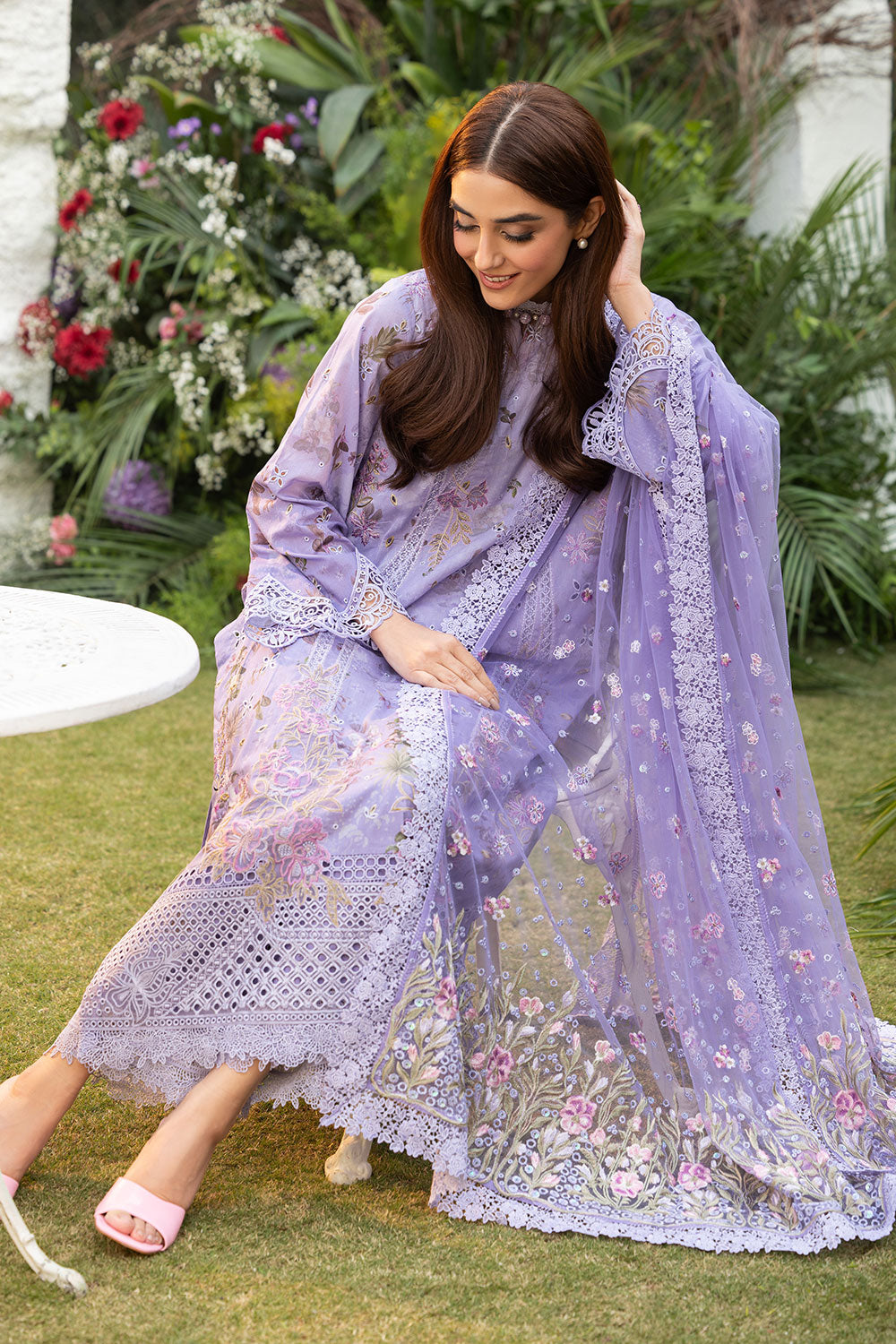 Sobia Nazir Unstitched 3 Piece Luxury Lawn Collection-D-15-A