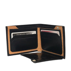 Bag X All Leather Wallet Black/ Brown