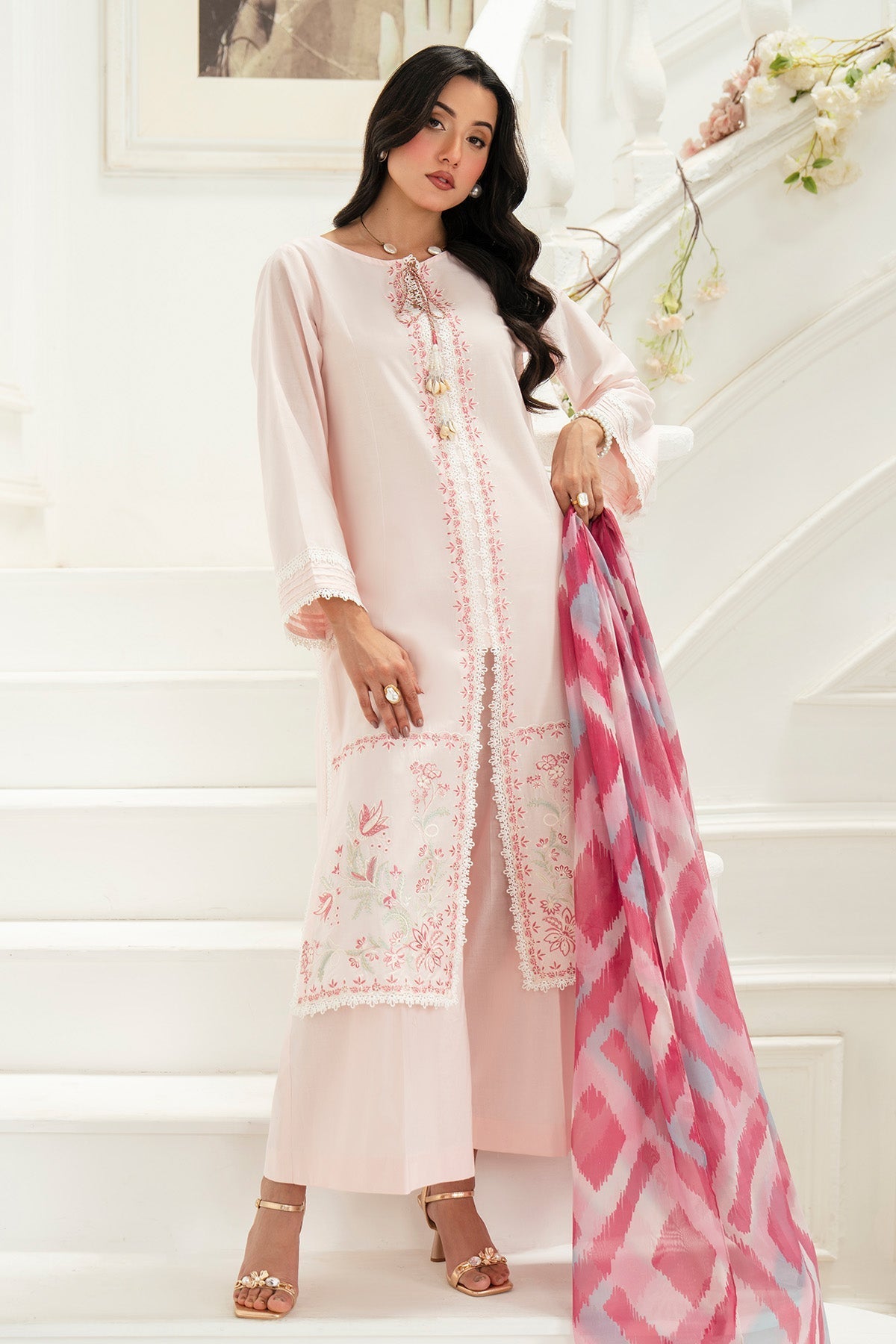 Kianna Pret By Imrozia Serene Stitched Summer Lawn Collection'2025-SP-84 NESSA