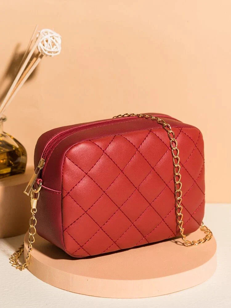 Fineur Urban Chic Crossbody Bag - Maroon