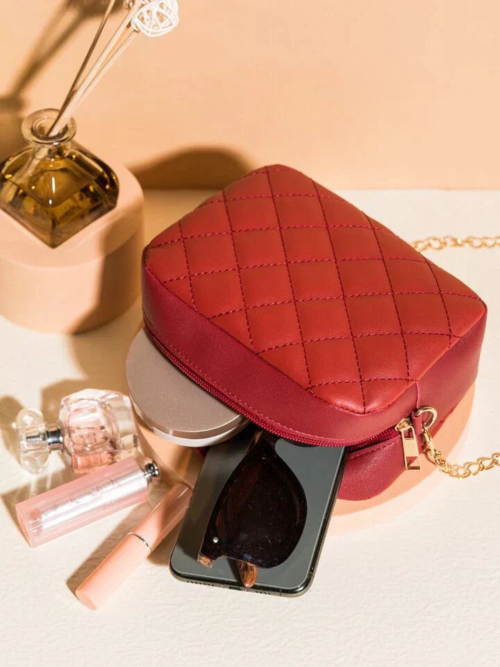 Fineur Urban Chic Crossbody Bag - Maroon