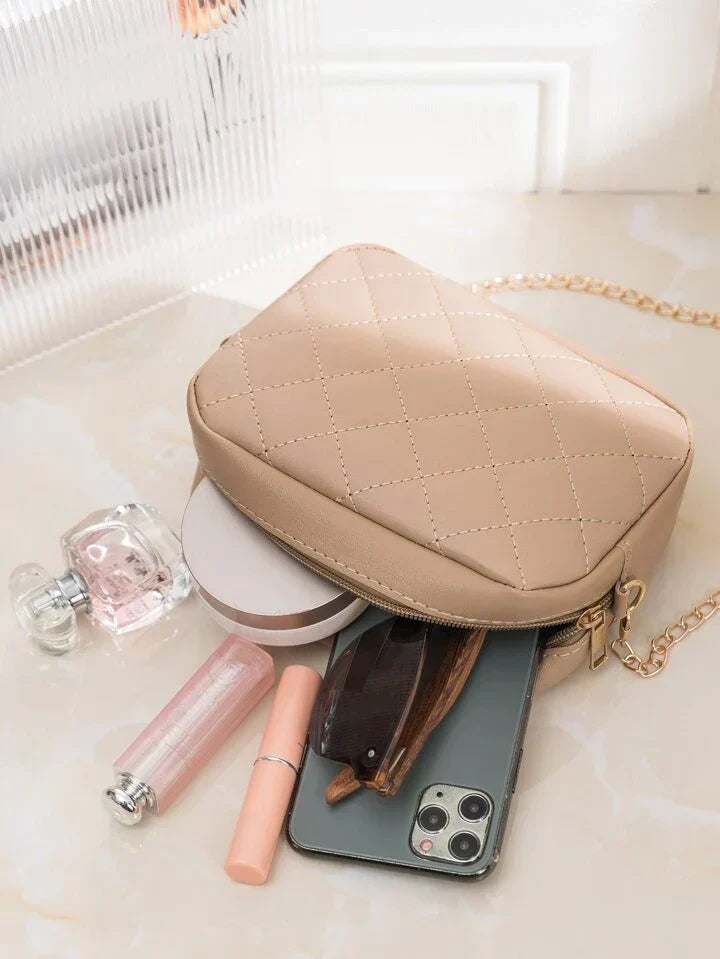 Fineur Urban Chic Crossbody Bag - Beige