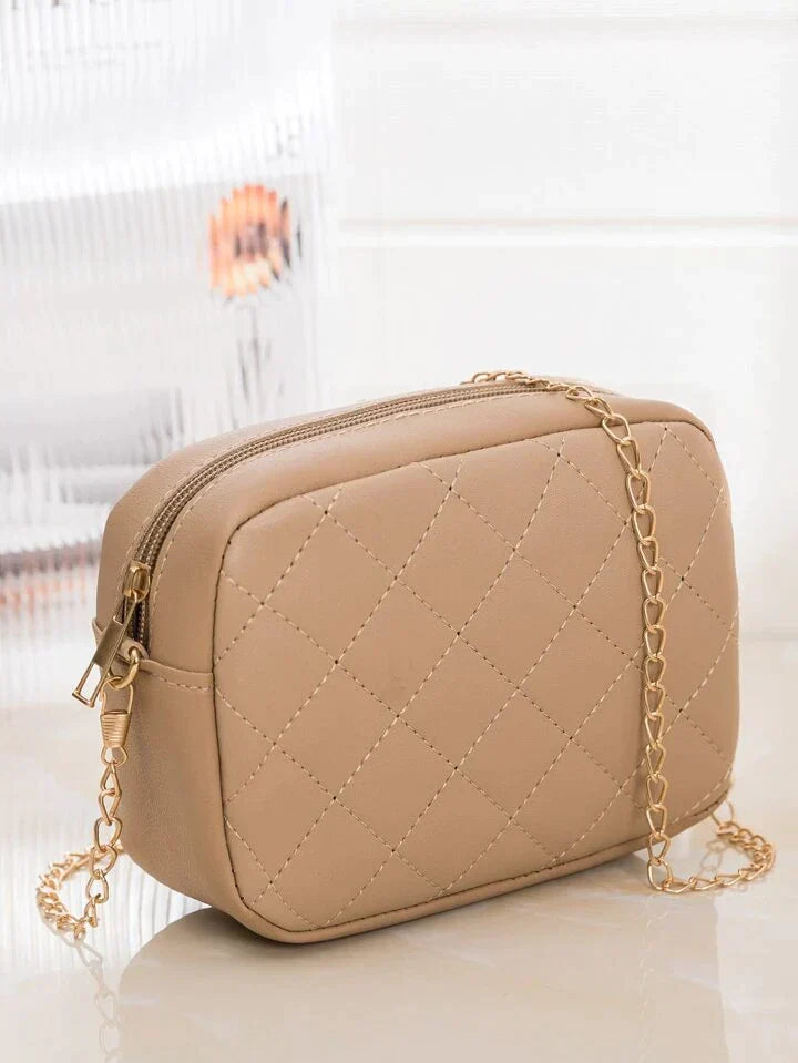 Fineur Urban Chic Crossbody Bag - Beige