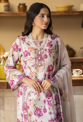 Senora By Humdum Unstitched  3 Piece Emb Printed Lawn Collection'2025-D-10