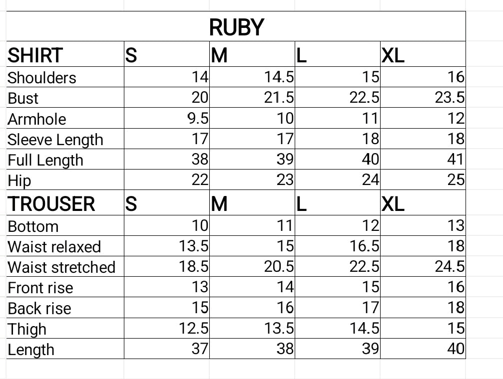 La Rosaa Stitched 2 Piece Summer Collection-Ruby 2Pc