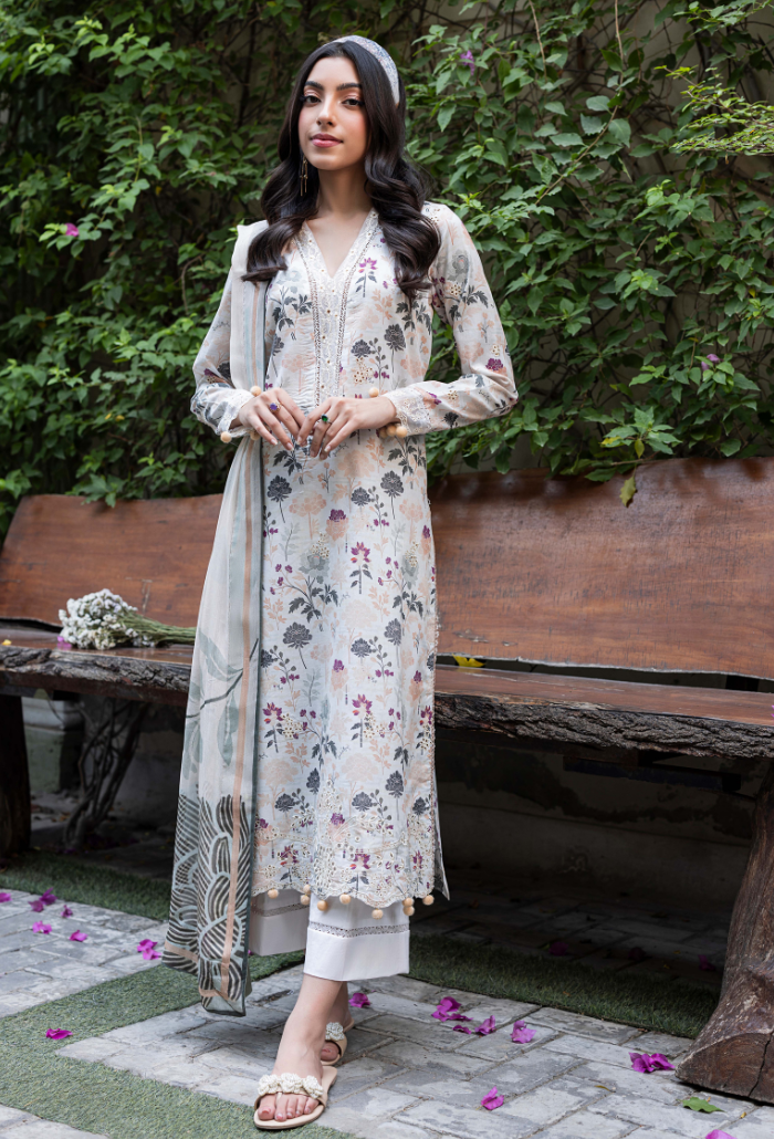 Eden Garden By Humdum Stitched 3 Piece Lawn Chapter 2 Collection'2025-D-10