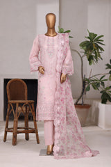 Khombi Stitched 3 Piece Luxury Formals Collection'2025-187-P-Mahrose