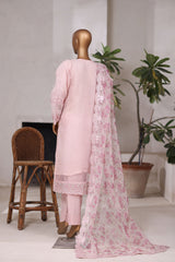 Khombi Stitched 3 Piece Luxury Formals Collection'2025-187-P-Mahrose