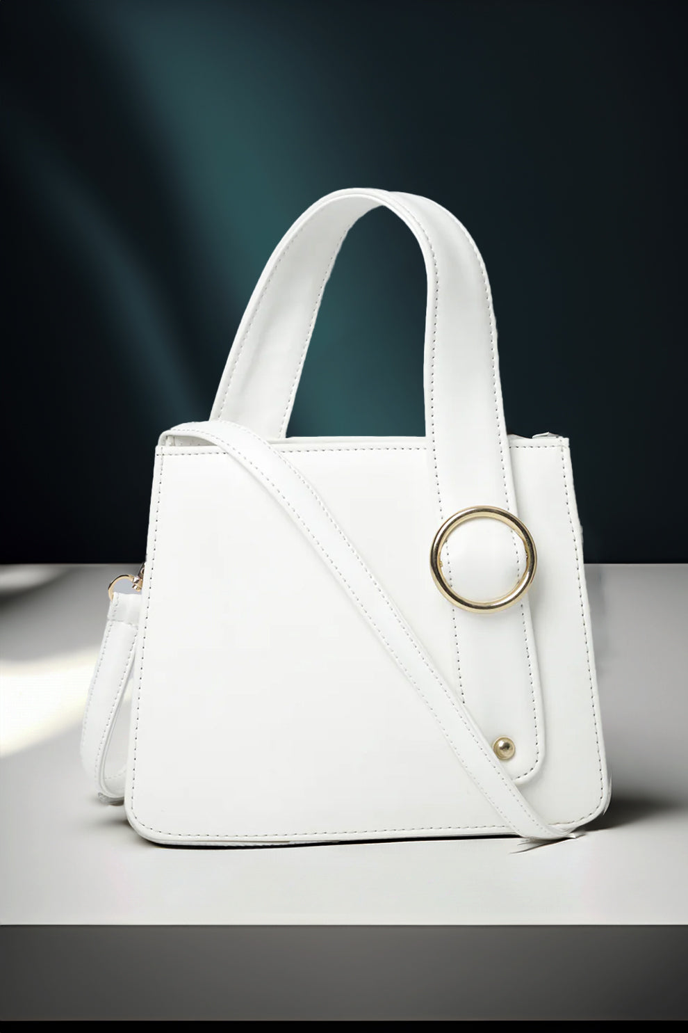 Fineur Handbag RingBloom - White