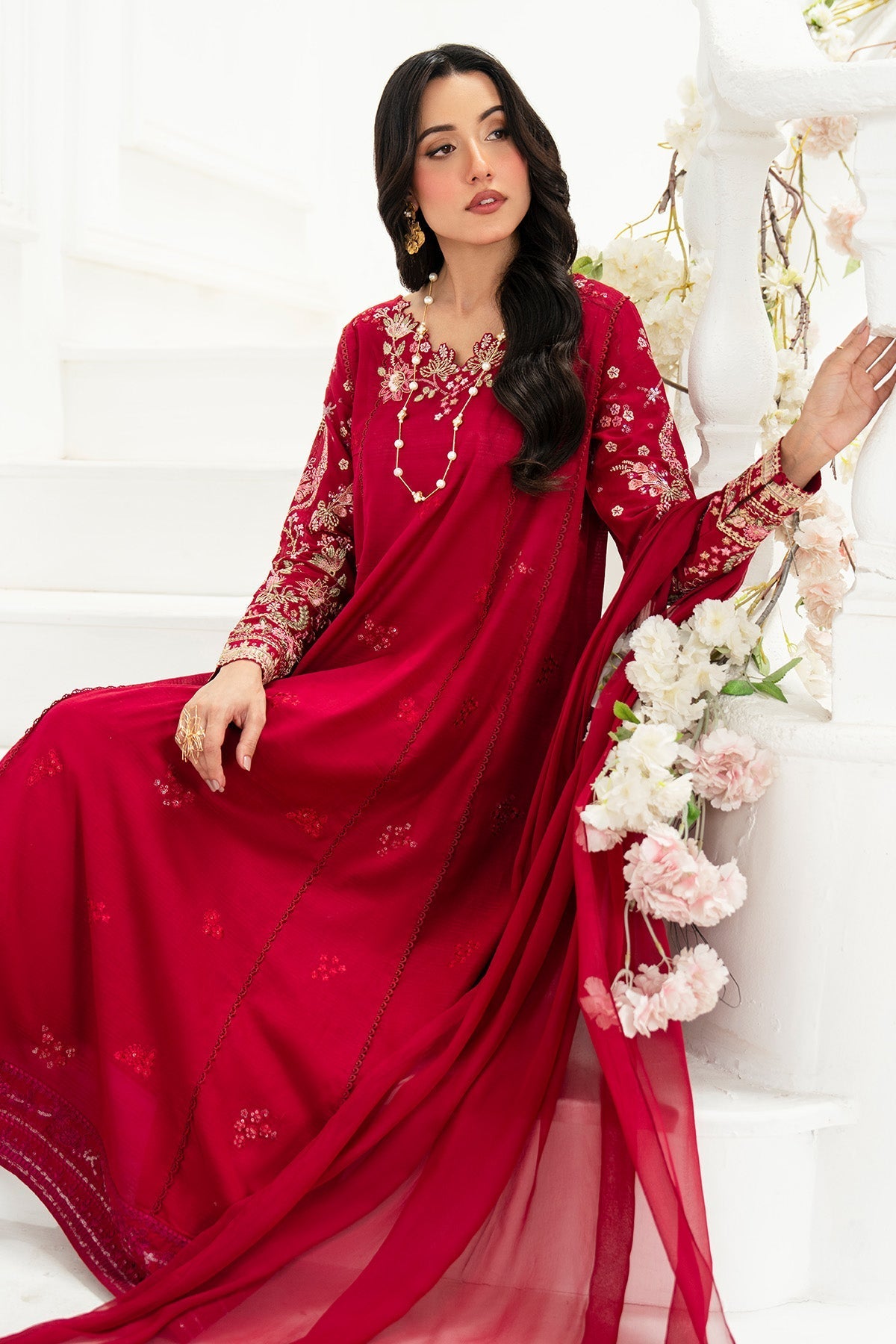 Kianna Pret By Imrozia Serene Stitched Summer Lawn Collection'2025-SP-87 LEVANA