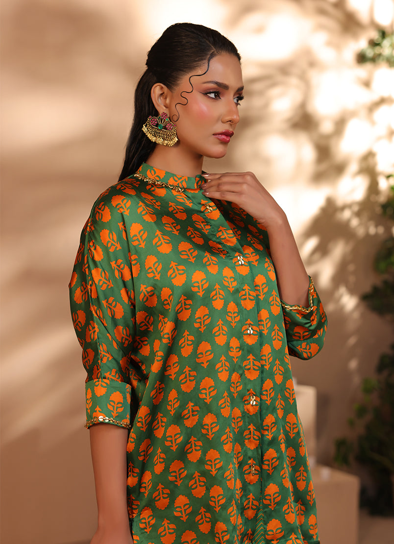 Zlooms 2 Pc Silk Formal Co-Ord Set - ZL25-C06-01
