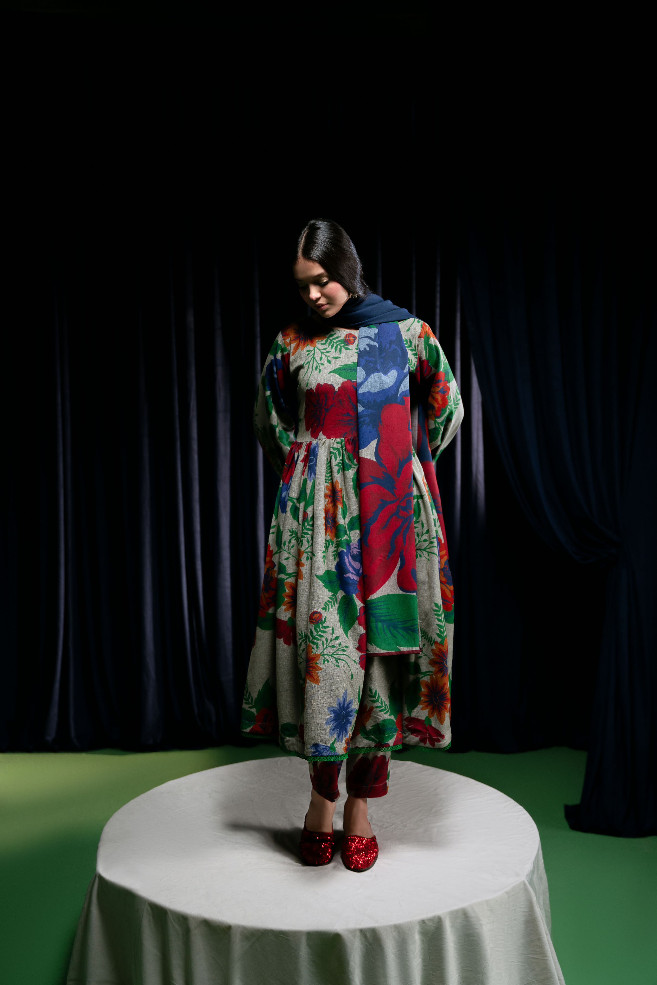 Feathers Unstitched 3 Piece Winter Collection-BANO-FT422