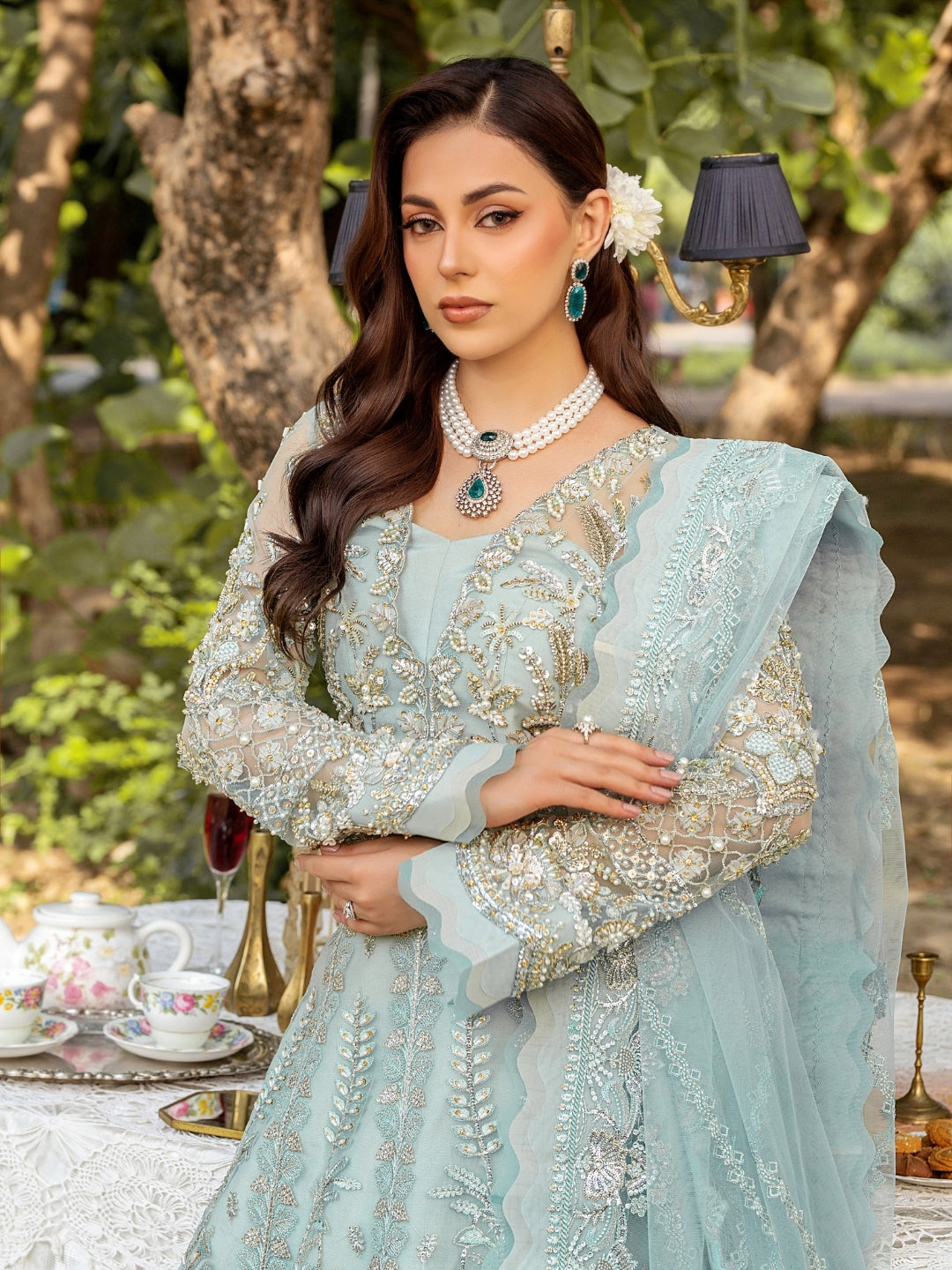 Amelie By Nine Needles Unstitched 3 Piece Luxury Formals Collection'2025-LD 04