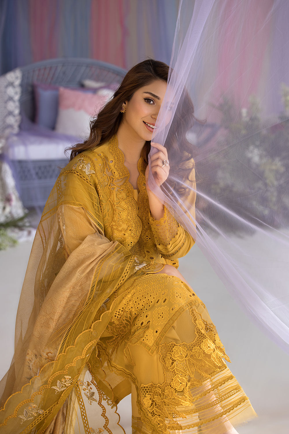 Sobia Nazir Unstitched 3 Piece Luxury Lawn Collection-D-01-A