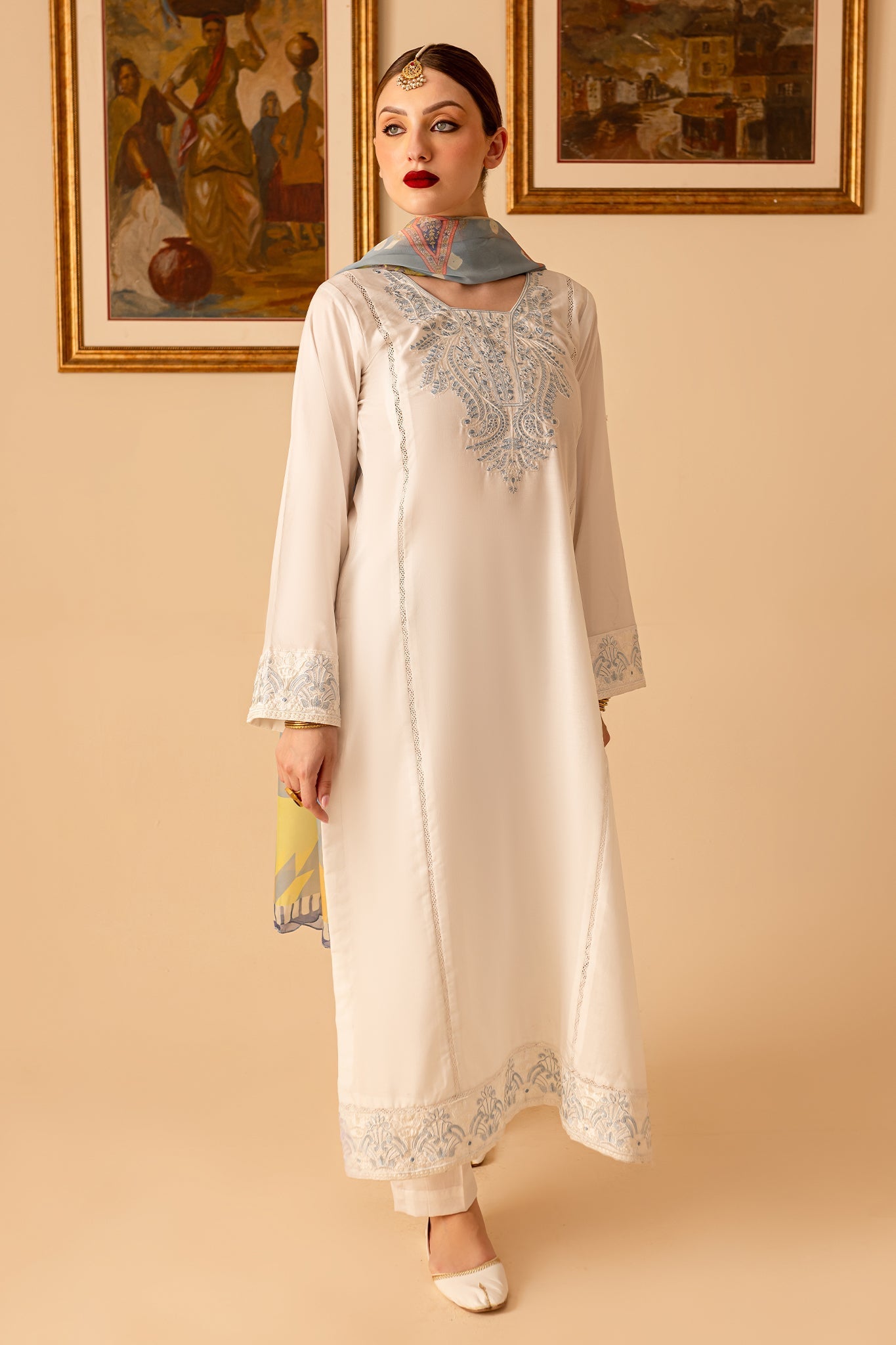 Fusion Festive 24 By Mannat Clothing Stitched Collection-Tusk