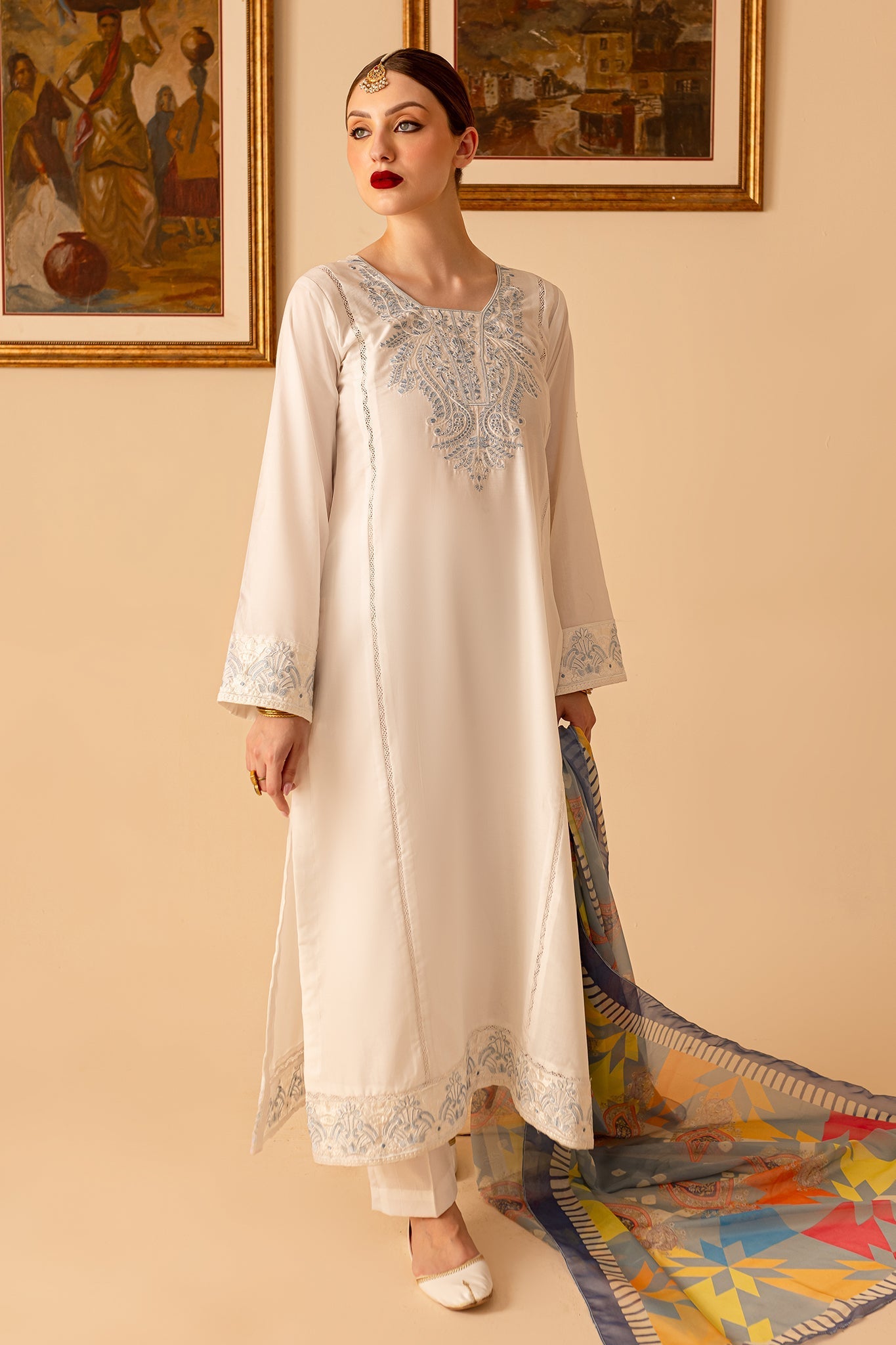 Fusion Festive 24 By Mannat Clothing Stitched Collection-Tusk