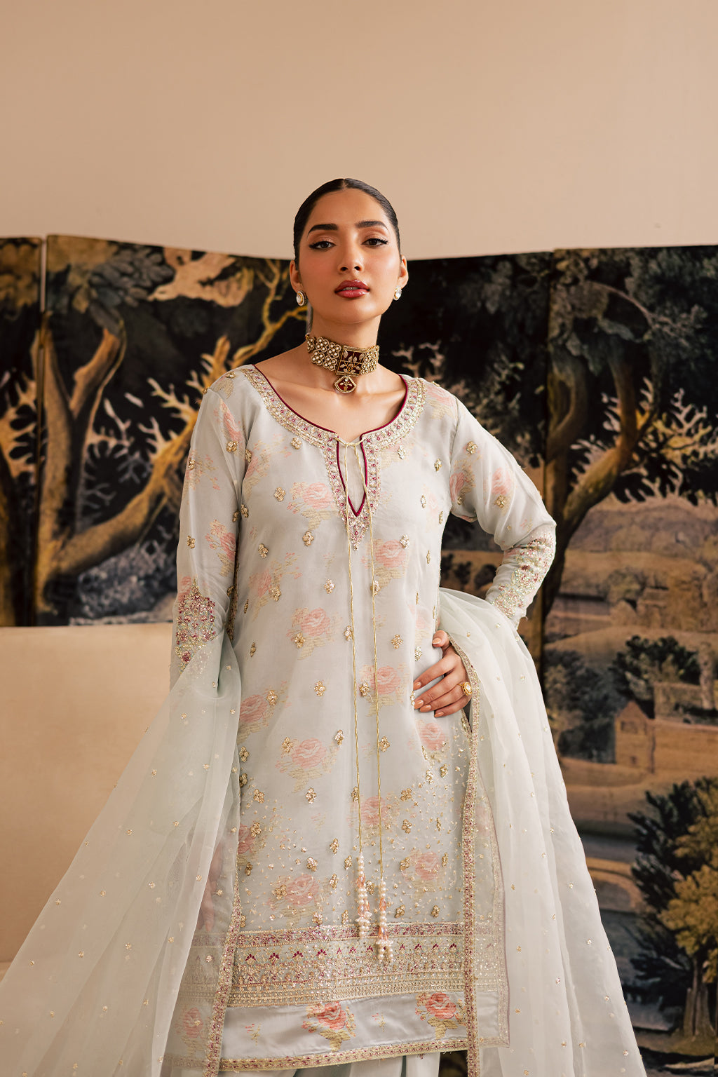 Suave By Emaan Adeel Unstitched 3 Piece Luxury Formals Collection'2025-Elain