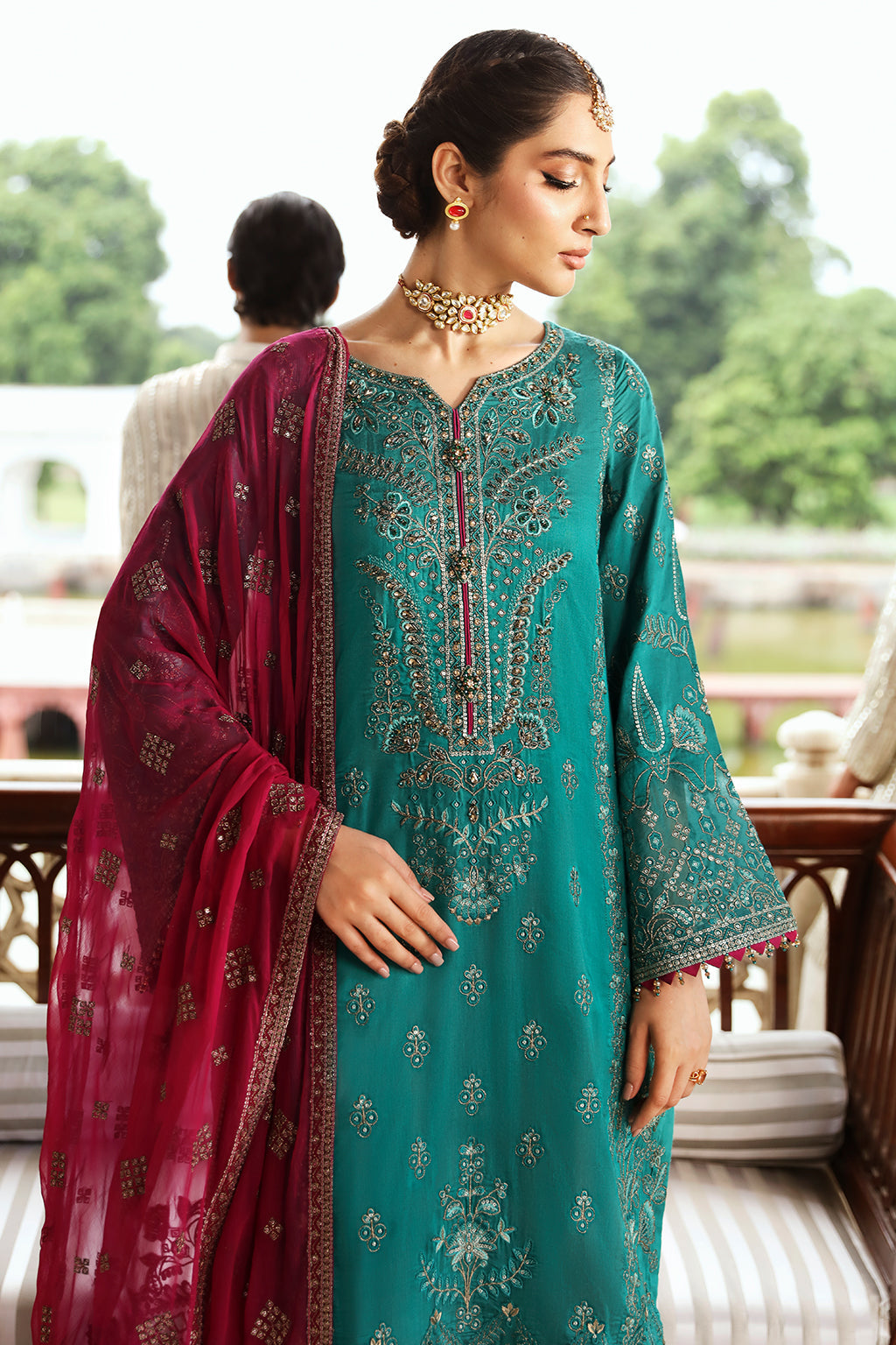 Mehak By Flossie Unstitched 3 Piece Luxury Formals Vol-08 Collection'2025-FE-810