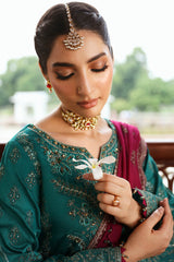 Mehak By Flossie Unstitched 3 Piece Luxury Formals Vol-08 Collection'2025-FE-810