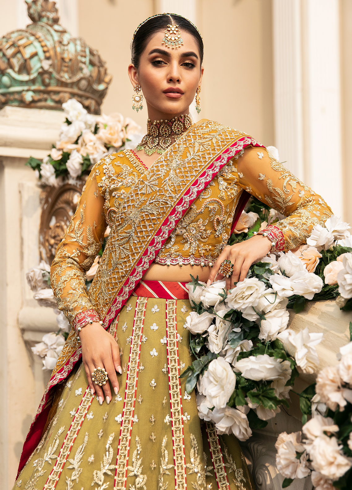 Gulaal Unstitched 3 Piece Wedding Collection'2023-Diya (GL-WU-23V1-01)