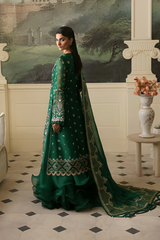 Nyra Unstitched 3 Piece Wedding Festive Collection'2025-Jade