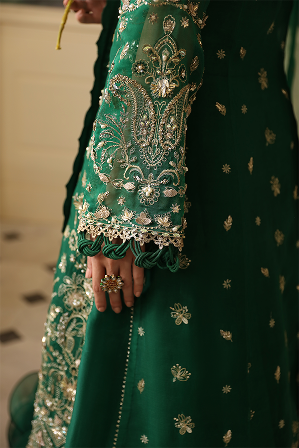 Nyra Unstitched 3 Piece Wedding Festive Collection'2025-Jade