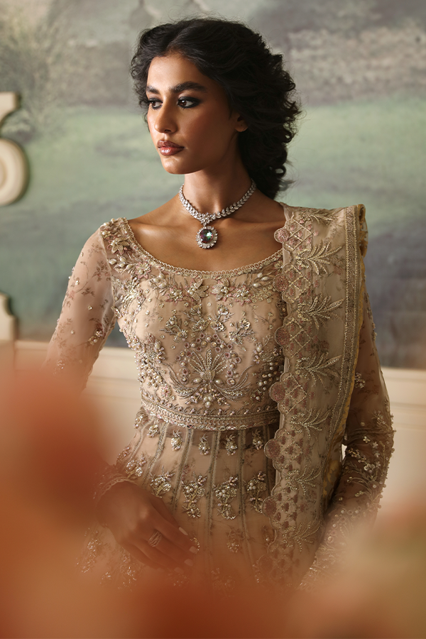 Nyra Unstitched 3 Piece Wedding Festive Collection'2025-Dahlia