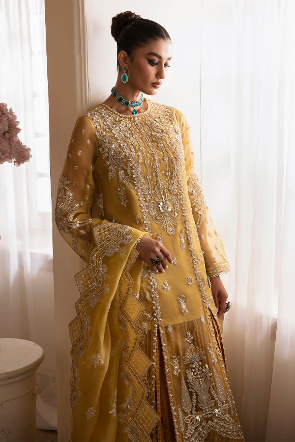 Nyra Unstitched 3 Piece Wedding Festive Collection'2025-Aurea