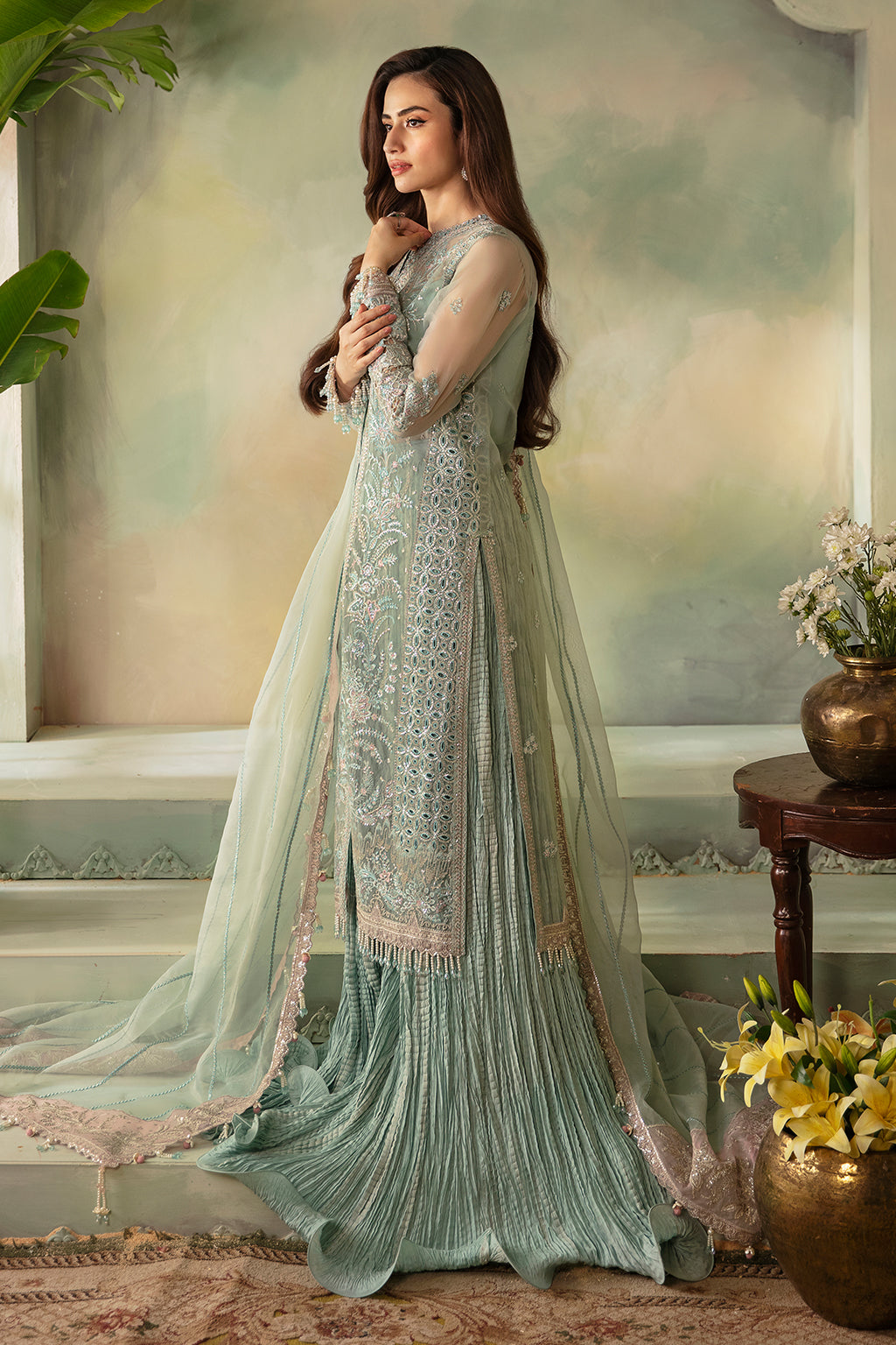 Elena By Meeral Unstitched 3 Piece Wedding Formals Collection'2025-IRIS