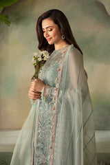 Elena By Meeral Unstitched 3 Piece Wedding Formals Collection'2025-IRIS