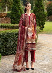 Springtime Ballet By Gulaal Unstitched 3 Piece Luxury Lawn Collection'2024-AMARYLLIS (GL-L-24V1-09)