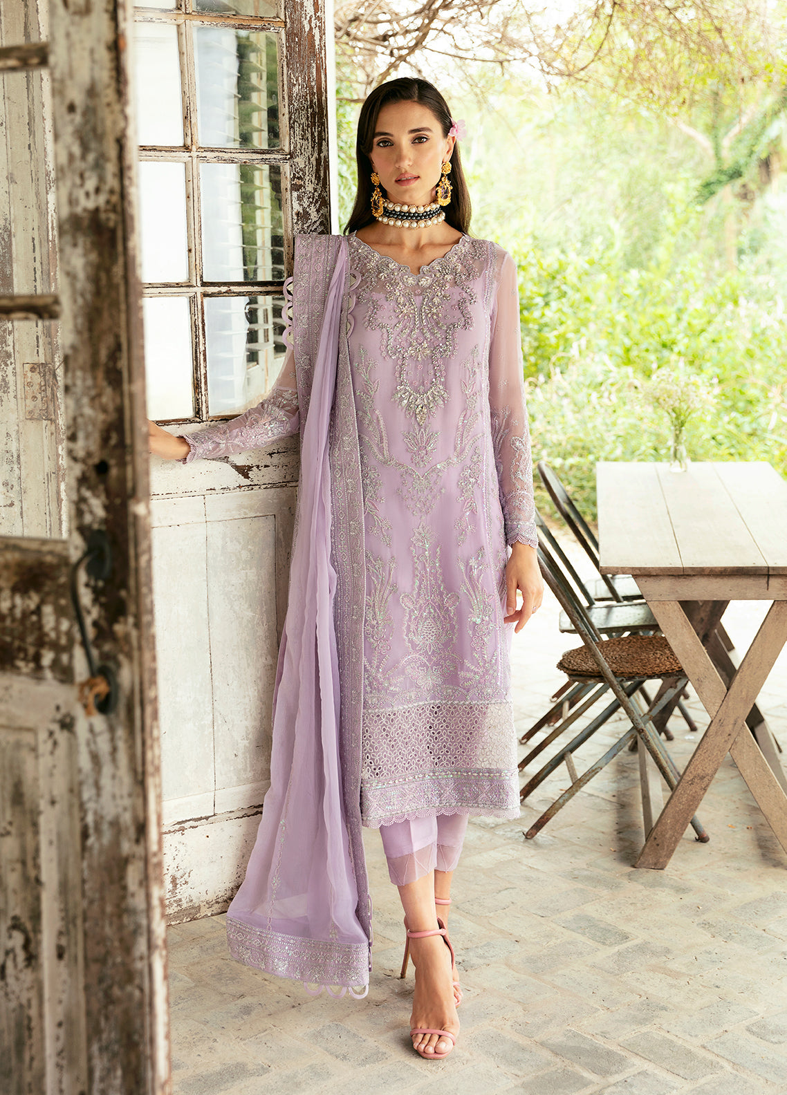 Chant de l'Amour' by Gulaal Unstitched 3 Piece Eid Formals Vol 1 Collection'2025-VIOLA (GL-EC-24V1-07)