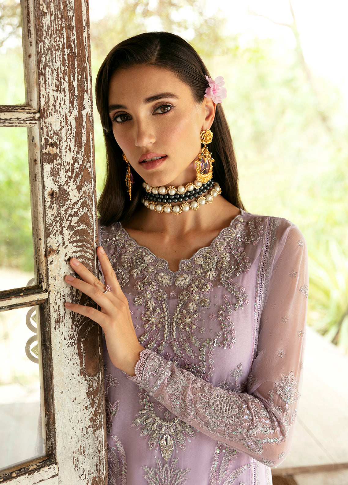 Chant de l'Amour' by Gulaal Unstitched 3 Piece Eid Formals Vol 1 Collection'2025-VIOLA (GL-EC-24V1-07)