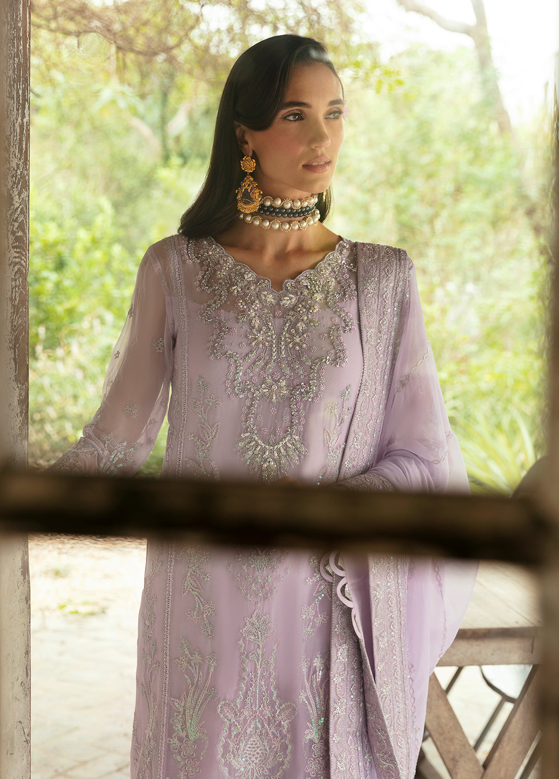 Chant de l'Amour' by Gulaal Unstitched 3 Piece Eid Formals Vol 1 Collection'2025-VIOLA (GL-EC-24V1-07)