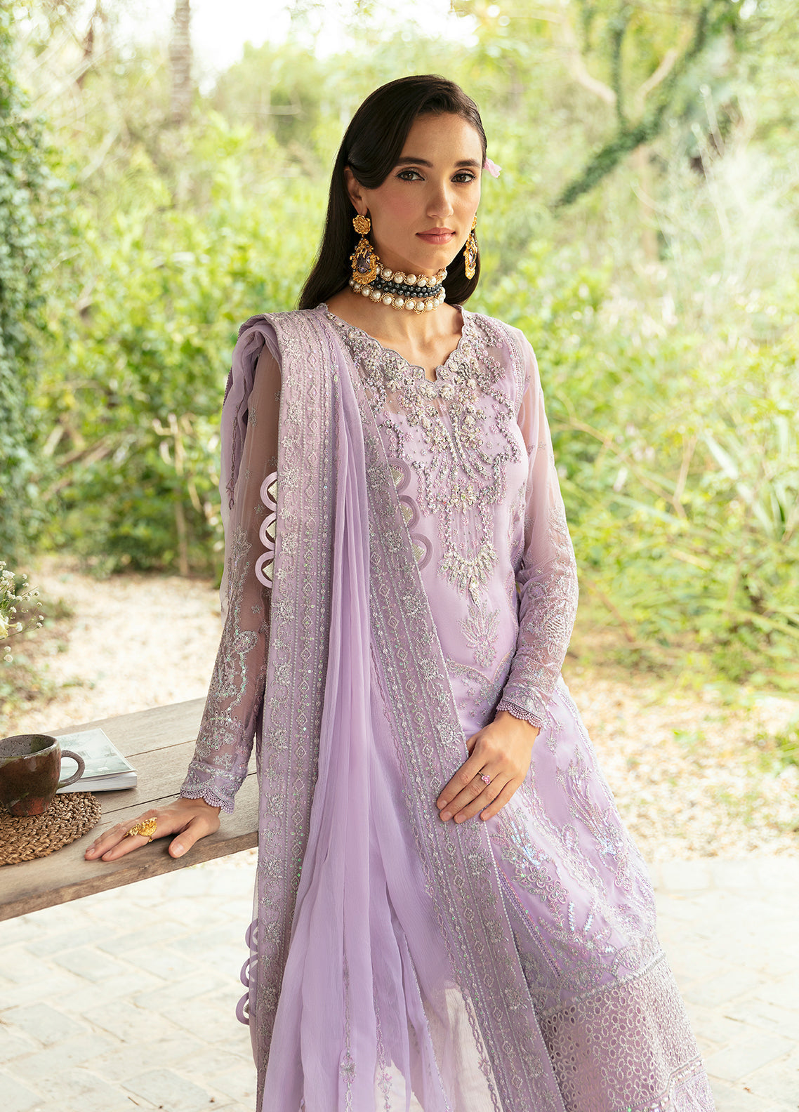 Chant de l'Amour' by Gulaal Unstitched 3 Piece Eid Formals Vol 1 Collection'2025-VIOLA (GL-EC-24V1-07)
