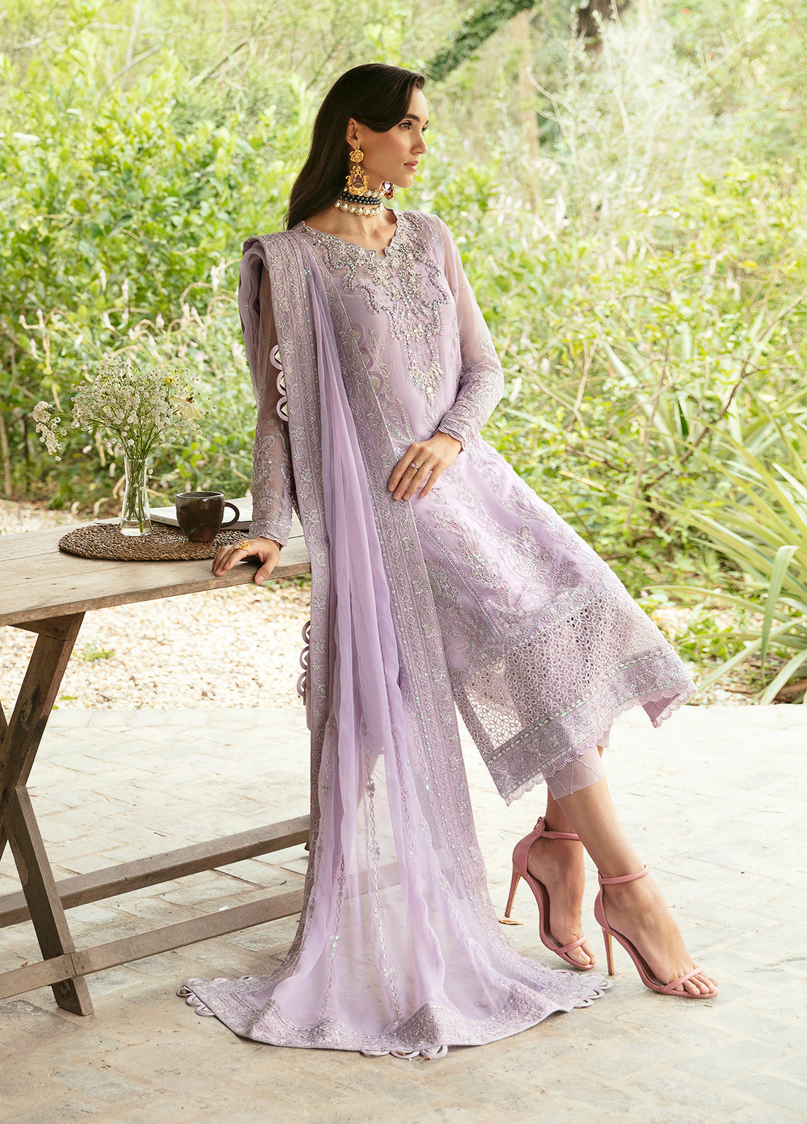 Chant de l'Amour' by Gulaal Unstitched 3 Piece Eid Formals Vol 1 Collection'2025-VIOLA (GL-EC-24V1-07)