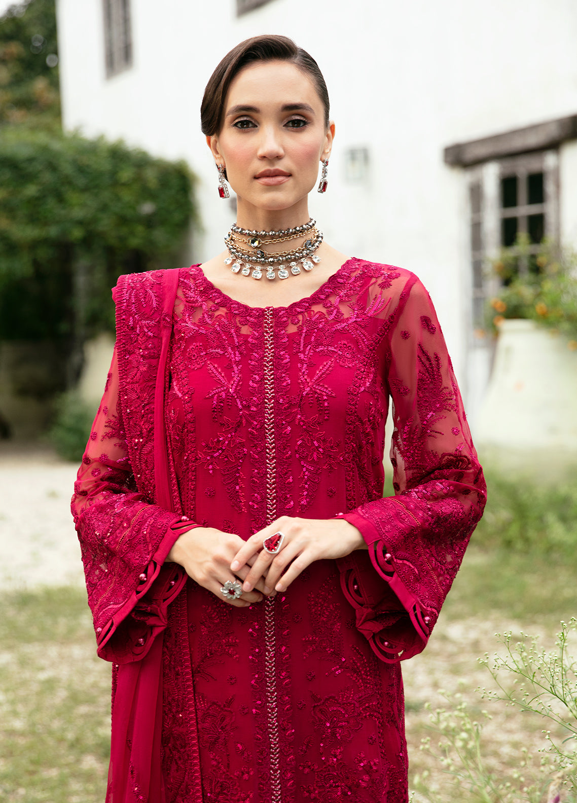 Chant de l'Amour' by Gulaal Unstitched 3 Piece Eid Formals Vol 1 Collection'2025-MYSARIA (GL-EC-24V1-08)
