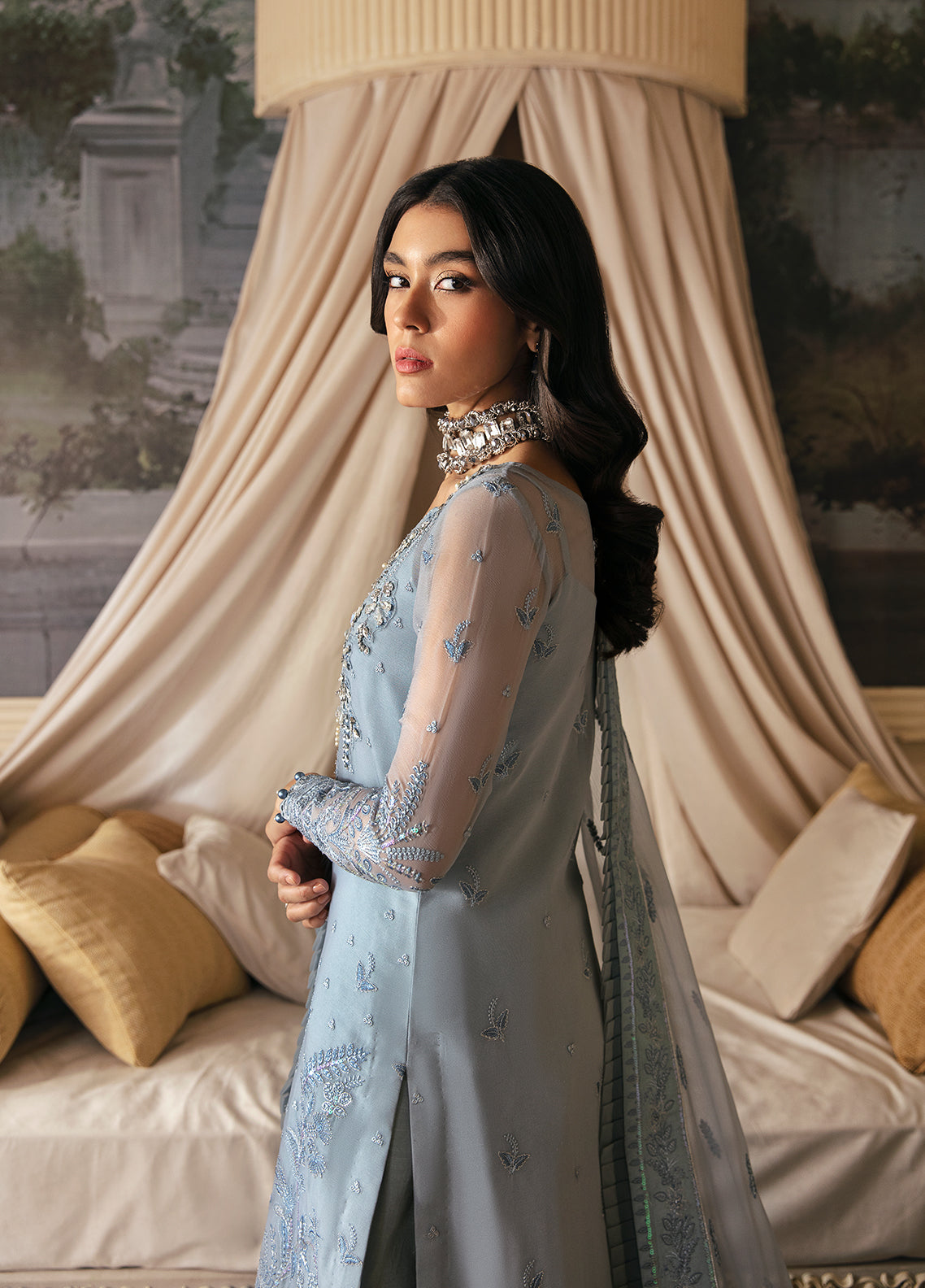 Gulaal Unstitched 3 Piece Emb Chiffon Vol-02 Collection'2023-Zuria