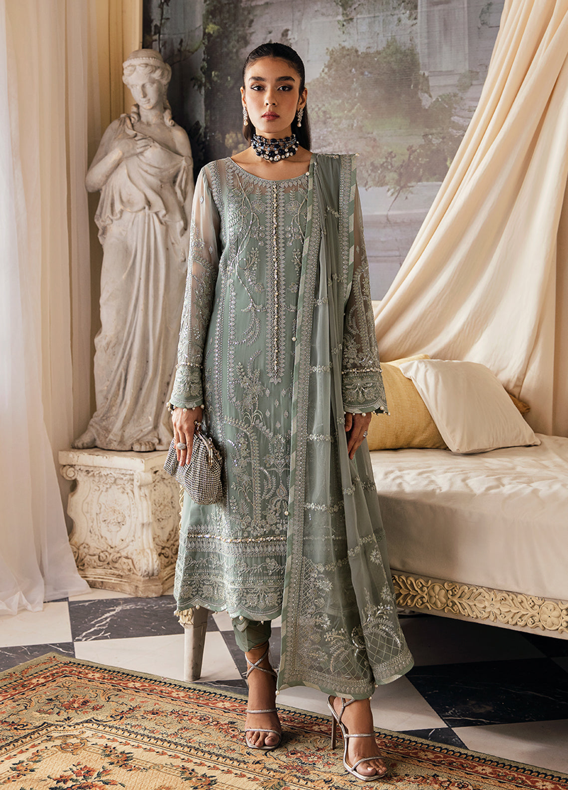 Gulaal Unstitched 3 Piece Emb Chiffon Vol-02 Collection'2023-Amayah
