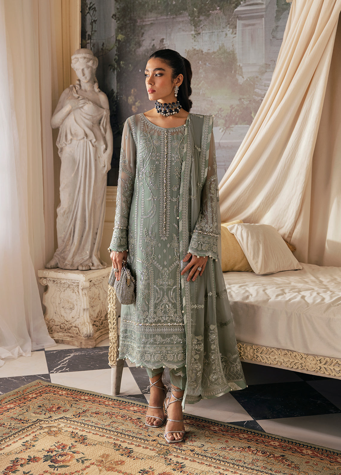 Gulaal Unstitched 3 Piece Emb Chiffon Vol-02 Collection'2023-Amayah
