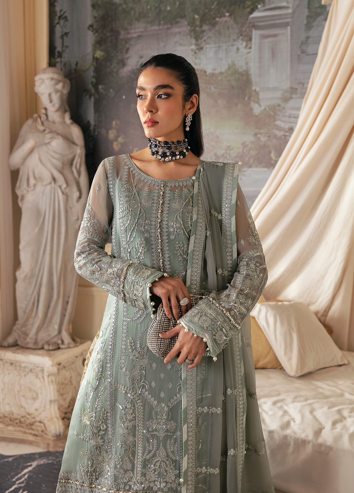 Gulaal Unstitched 3 Piece Emb Chiffon Vol-02 Collection'2023-Amayah